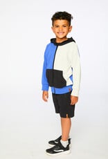 Deux Par Deux Anthracite Terry Shorts Boys