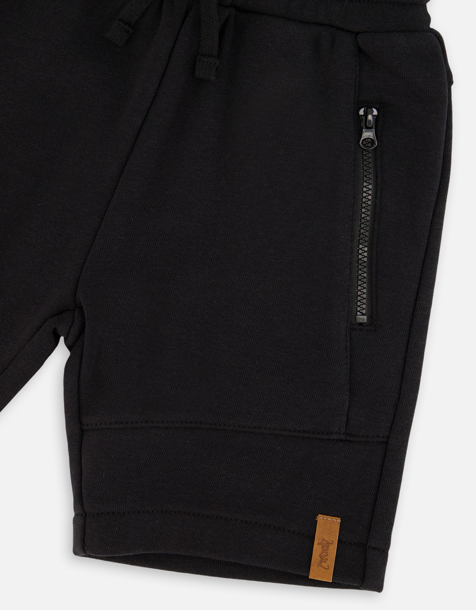 Deux Par Deux Anthracite Terry Shorts Boys