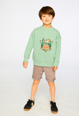 Deux Par Deux Medium Gray Terry Shorts Boys