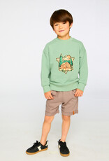 Deux Par Deux Medium Gray Terry Shorts Boys