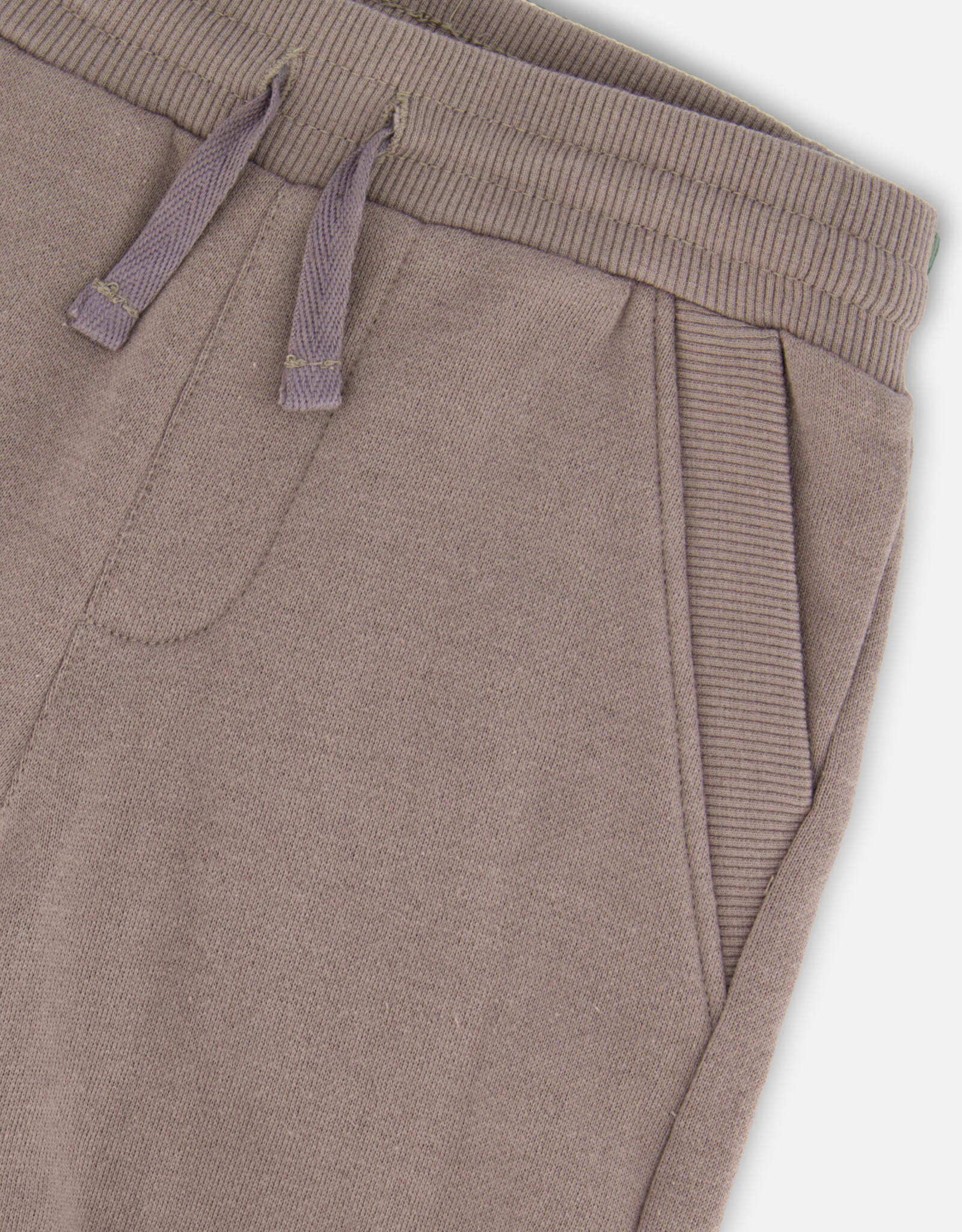 Deux Par Deux Medium Gray Terry Shorts Boys