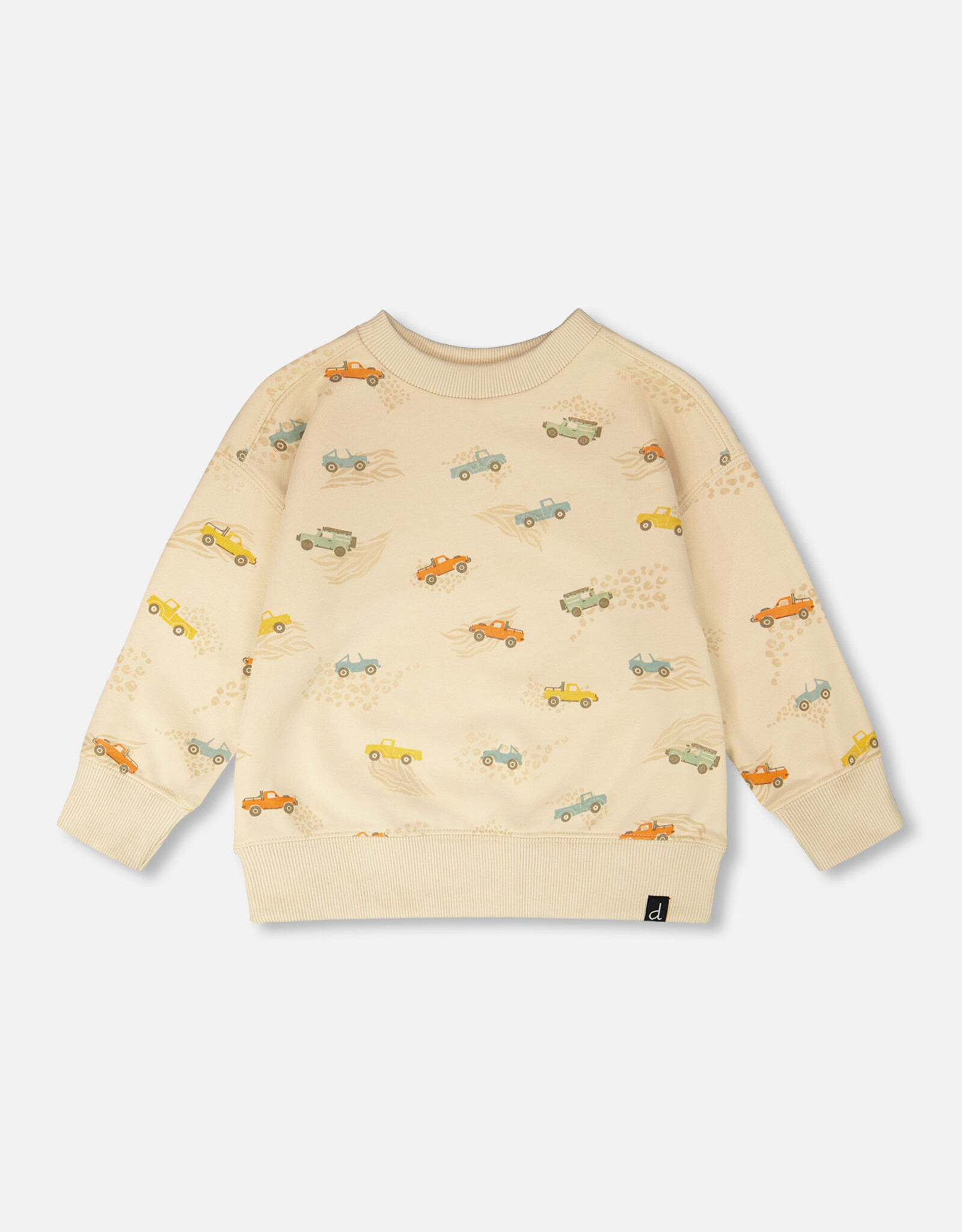 Deux Par Deux Safari Jeeps Terry Sweatshirt