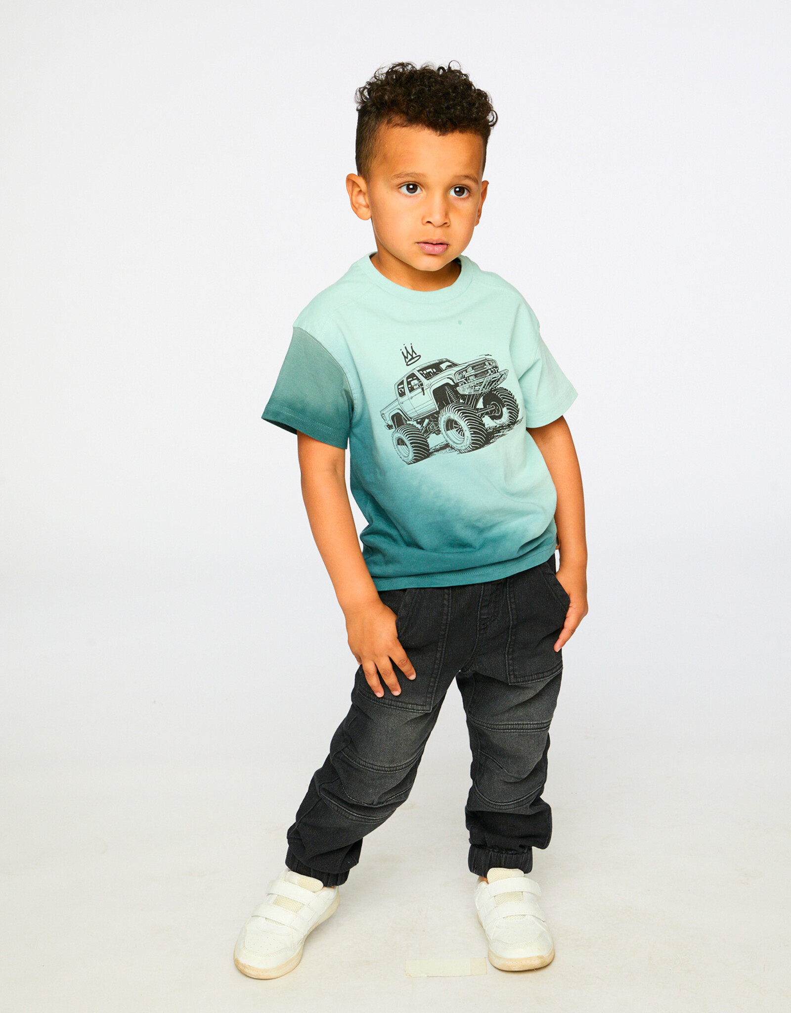 Deux Par Deux Blue Haze Monster Truck T-Shirt
