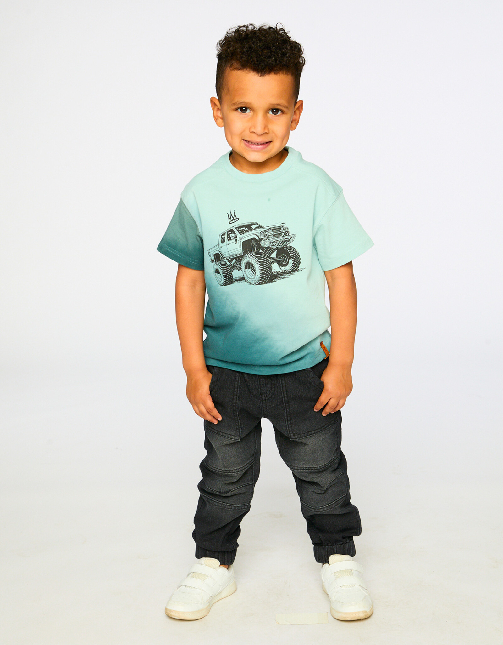 Deux Par Deux Blue Haze Monster Truck T-Shirt