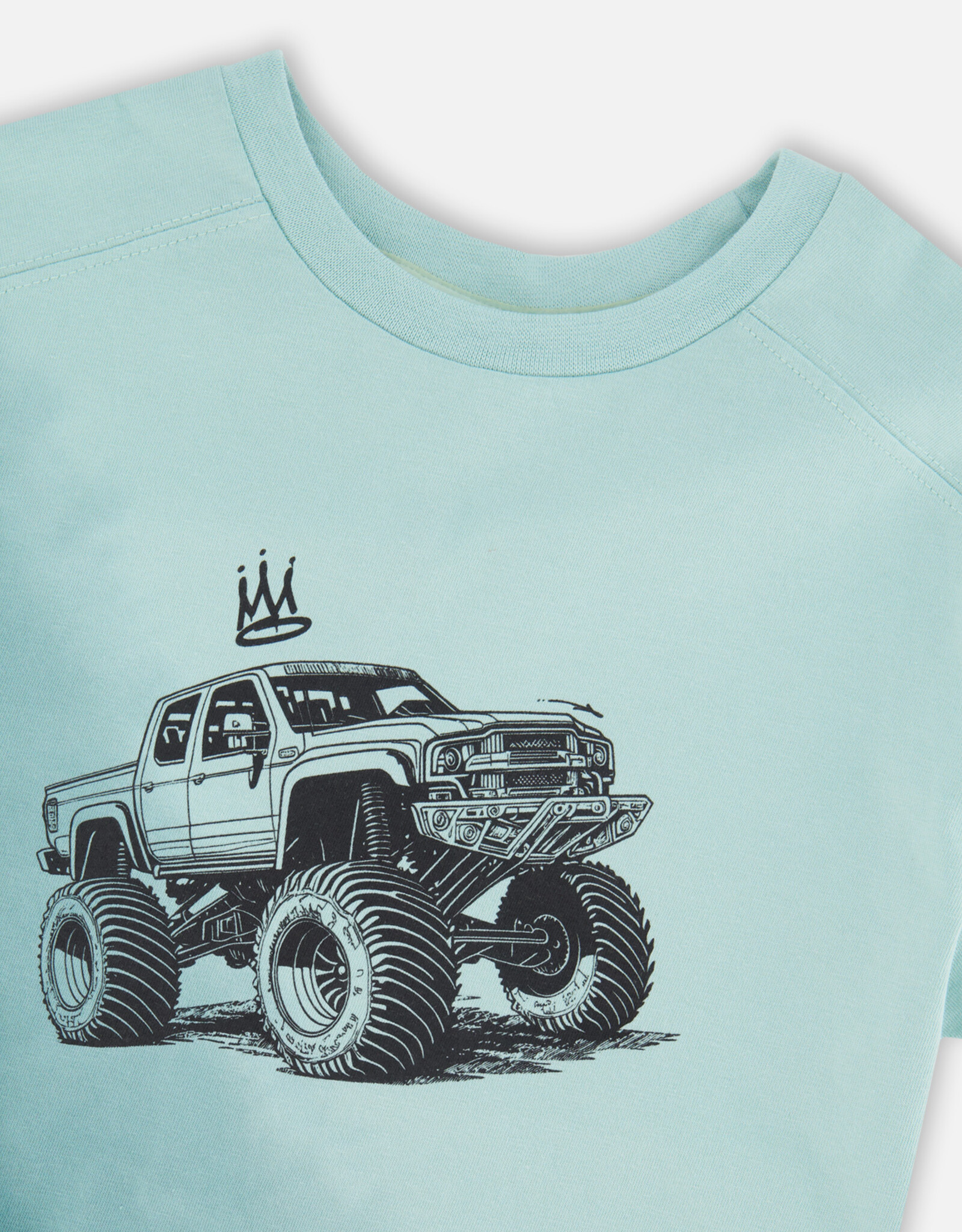 Deux Par Deux Blue Haze Monster Truck T-Shirt