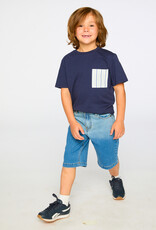 Deux Par Deux Peacoat T-Shirt with Chest Pocket