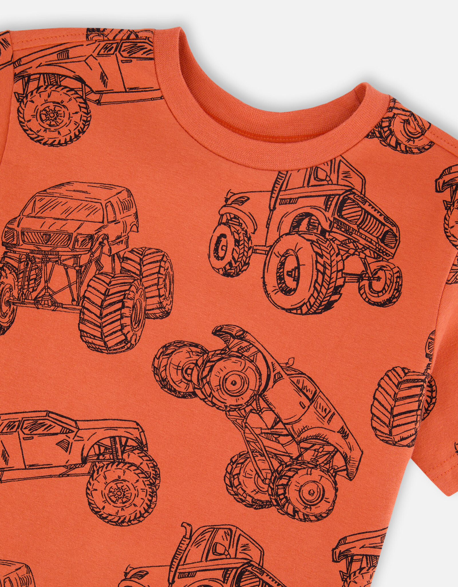 Deux Par Deux Monster Trucks T-Shirt