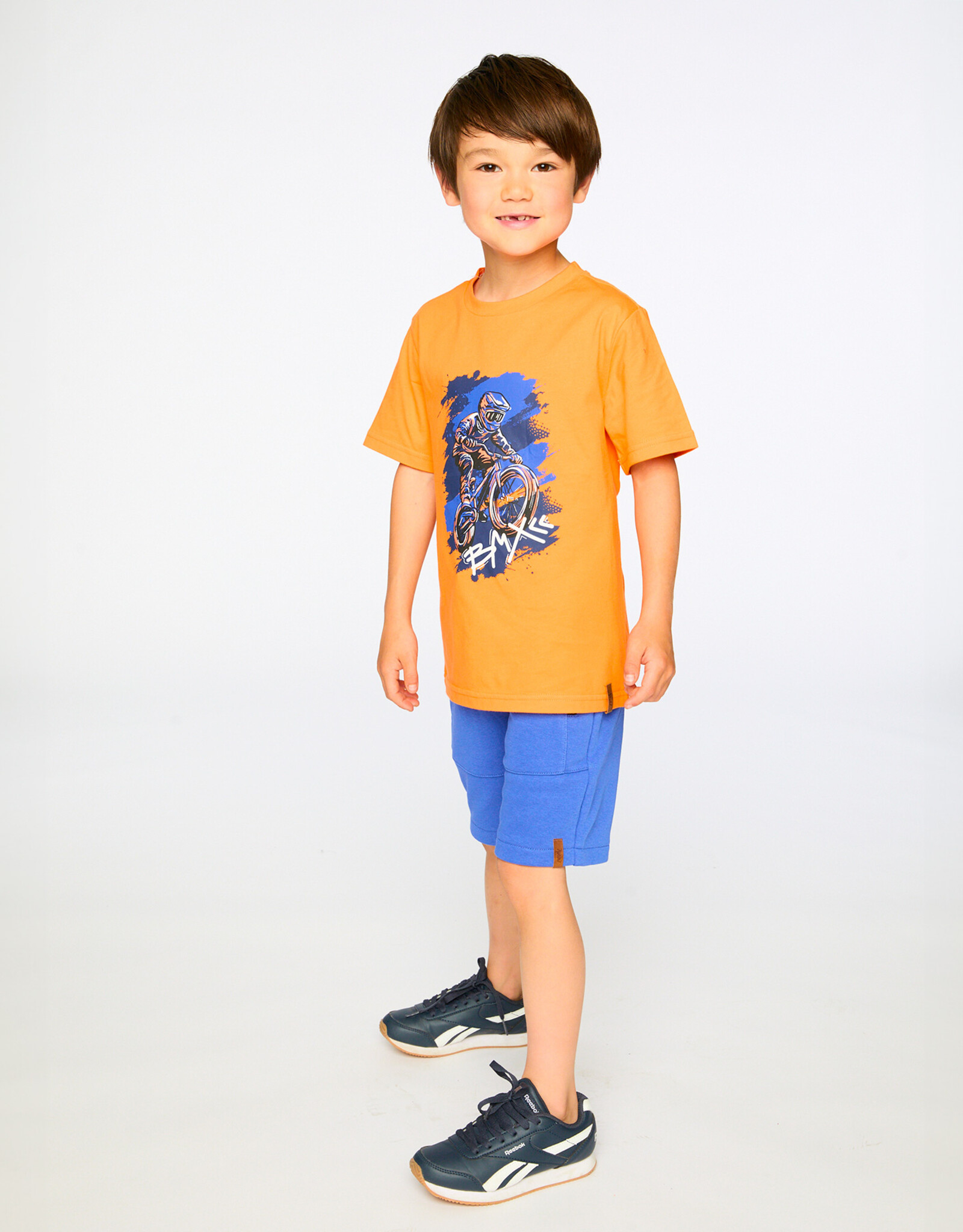 Deux Par Deux Orange BMX Bike Shirt