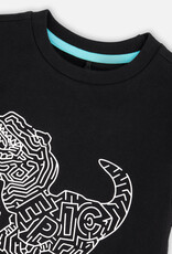 Deux Par Deux Anthracite Dino Print t-Shirt