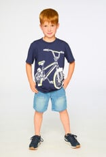 Deux Par Deux Peacoat Bike T-Shirt