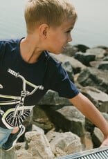 Deux Par Deux Peacoat Bike T-Shirt