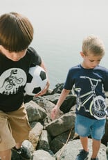 Deux Par Deux Peacoat Bike T-Shirt