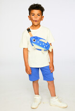 Deux Par Deux Dazzling Blue Fish Fanny Pack