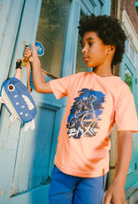 Deux Par Deux Dazzling Blue Fish Fanny Pack