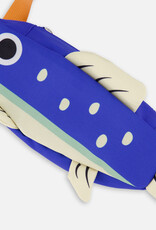 Deux Par Deux Dazzling Blue Fish Fanny Pack