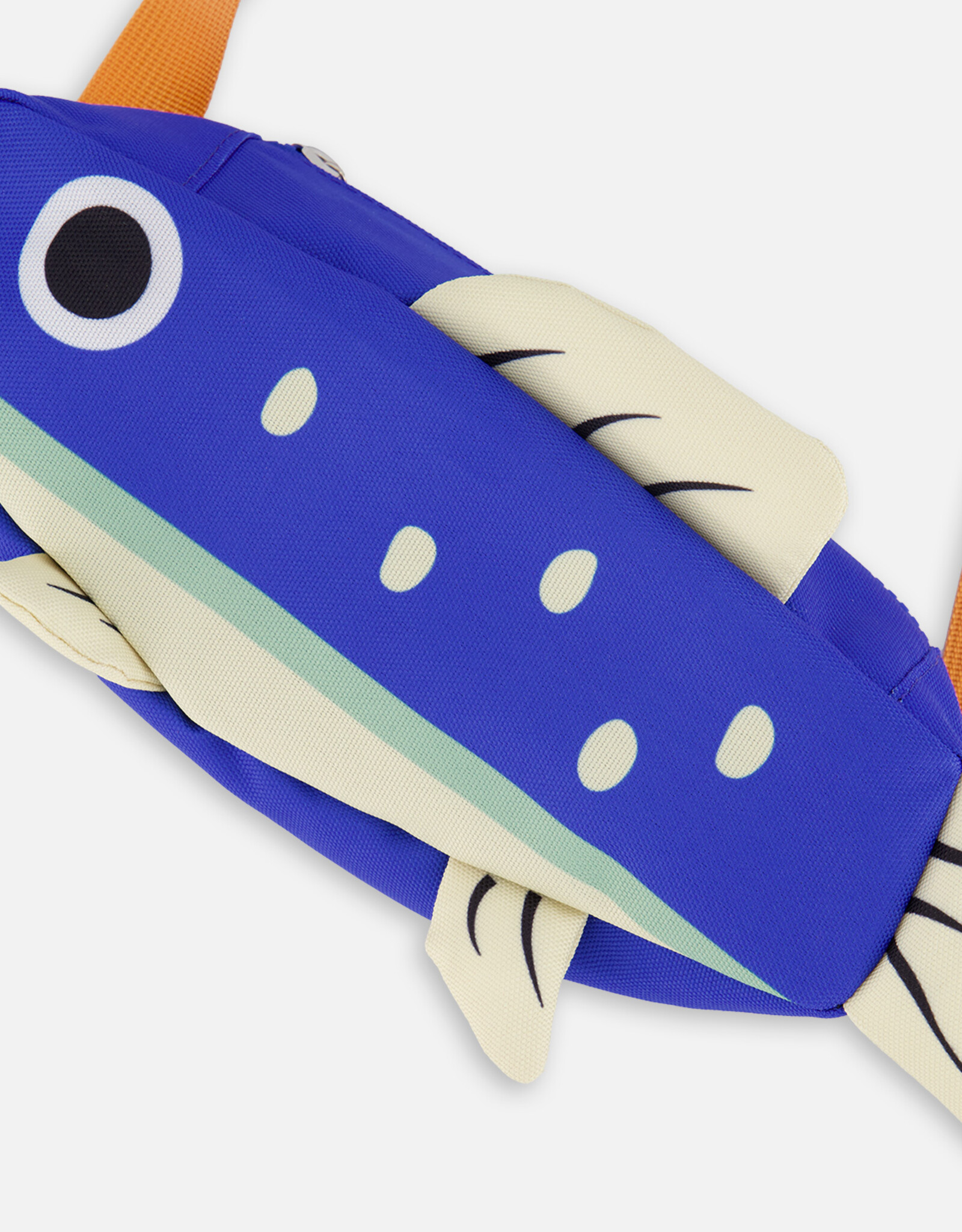 Deux Par Deux Dazzling Blue Fish Fanny Pack