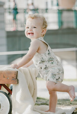 Deux Par Deux Zebra Jungle Romper