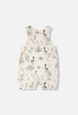 Deux Par Deux Zebra Jungle Romper