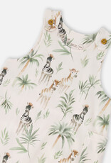 Deux Par Deux Zebra Jungle Romper