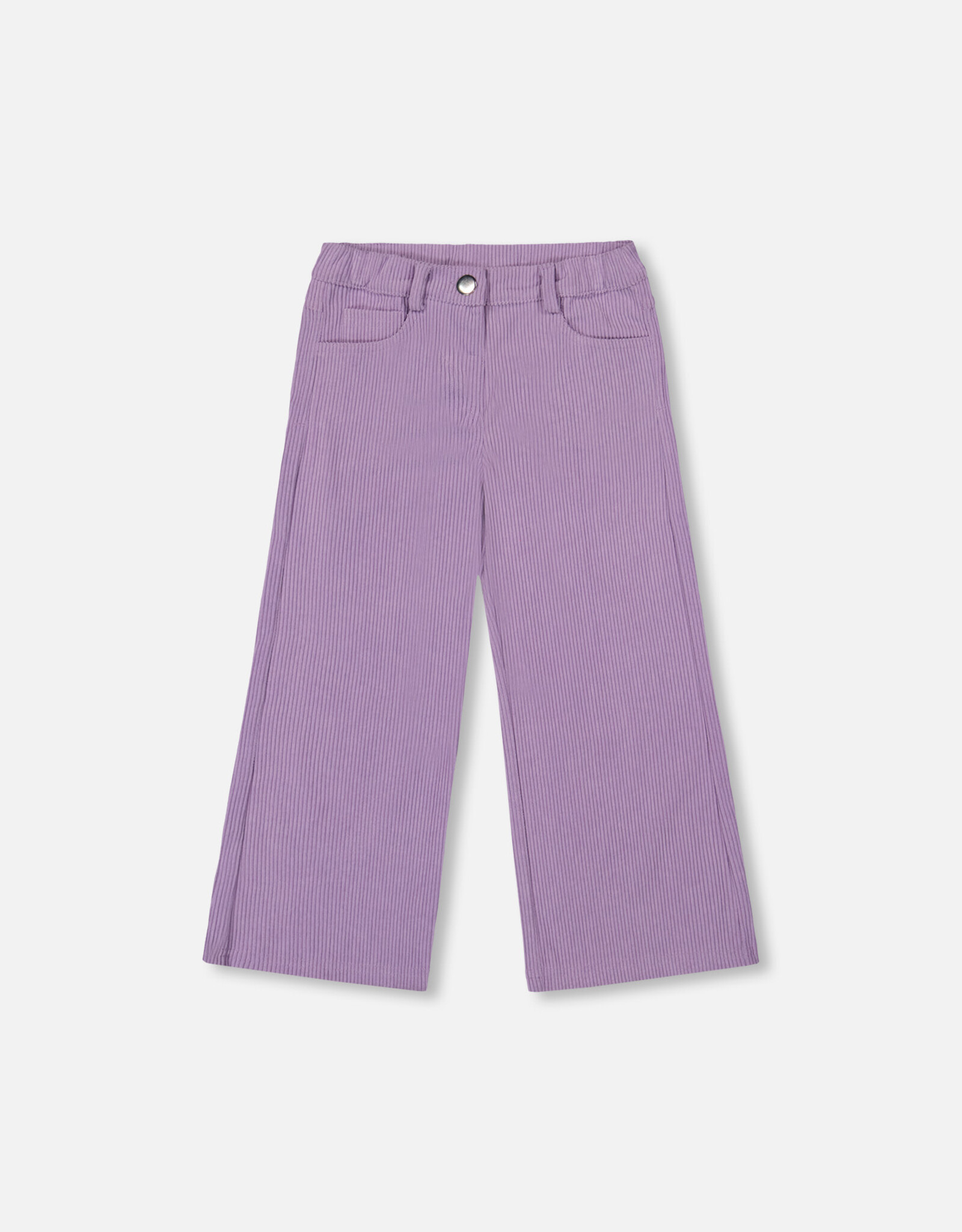 Deux Par Deux Lavender Corduroy Wide Leg Pant