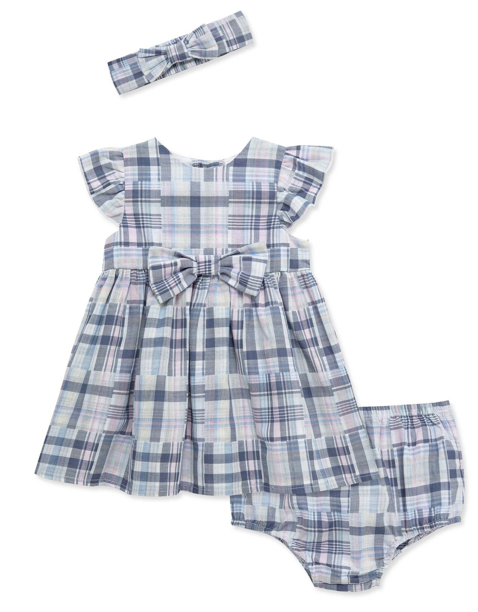 Little Me Newport Dress Set & Headband
