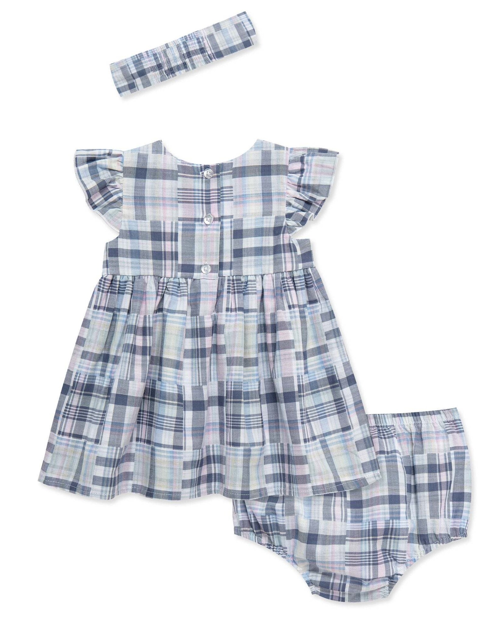 Little Me Newport Dress Set & Headband