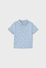 Mayoral Sky Blue Palms Polo