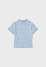 Mayoral Sky Blue Palms Polo