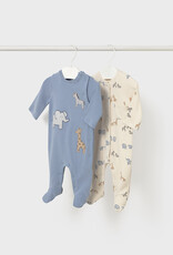 Mayoral Bluebell Zoo Set of 2 bodysuit