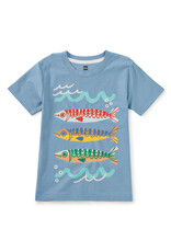 Tea Sardinas Del Sur Graphic Tee-Blue Tide