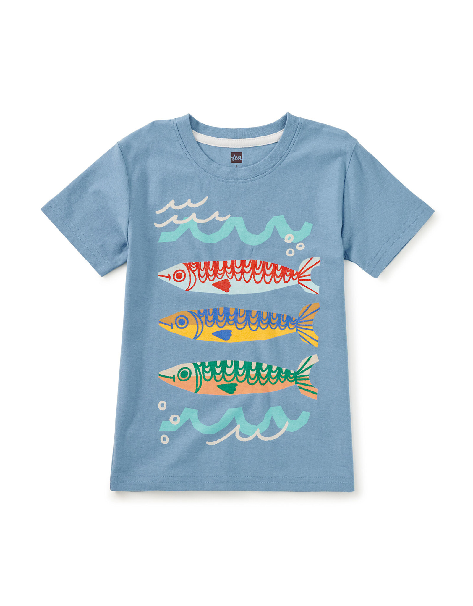 Tea Sardinas Del Sur Graphic Tee-Blue Tide
