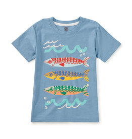 Tea Sardinas Del Sur Graphic Tee-Blue Tide