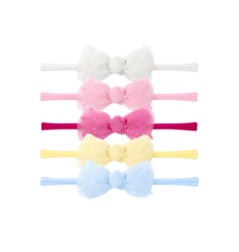 Bows Arts Glitter Tulle Bow Headband