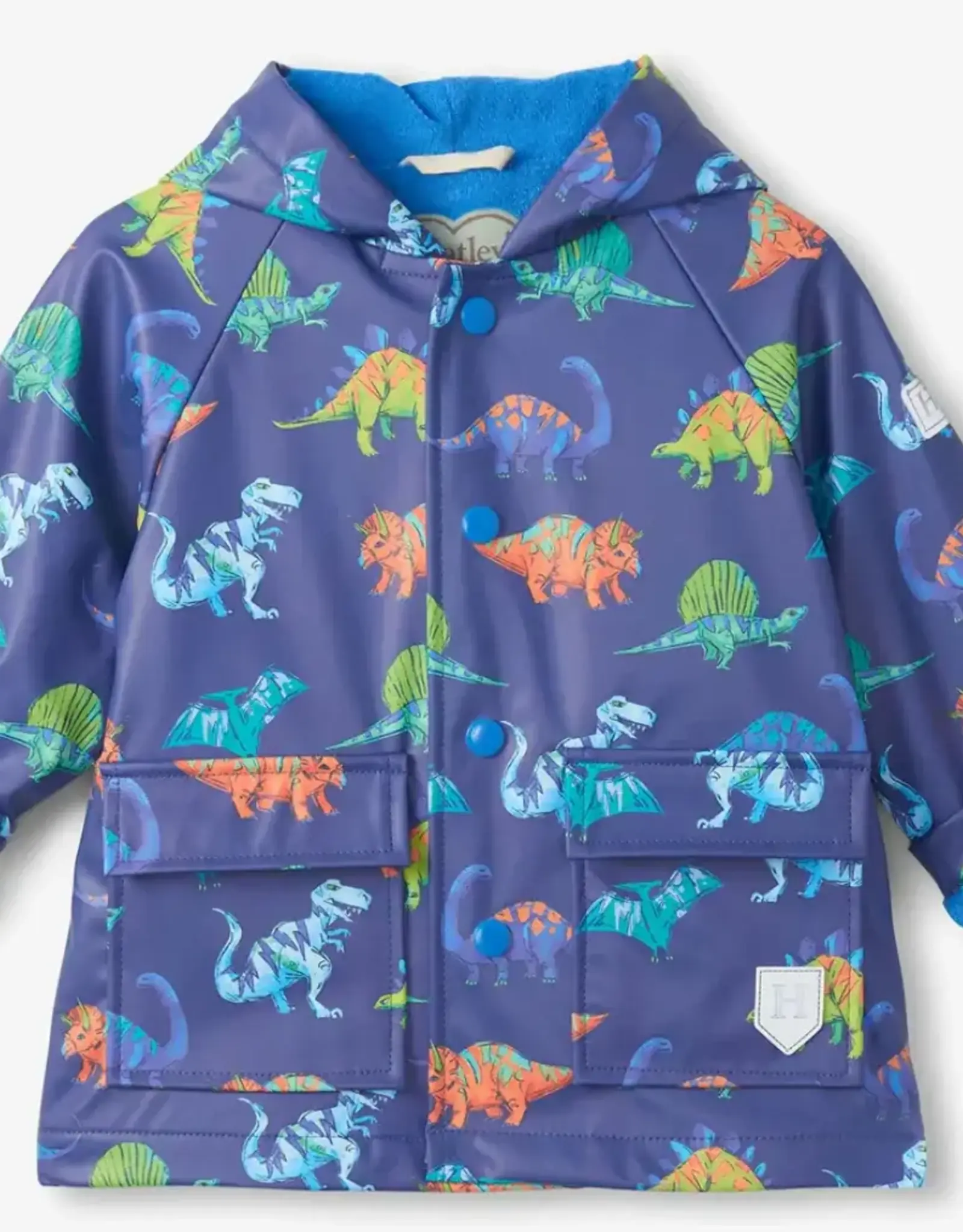 Hatley Dino Party Snap Rain Coat