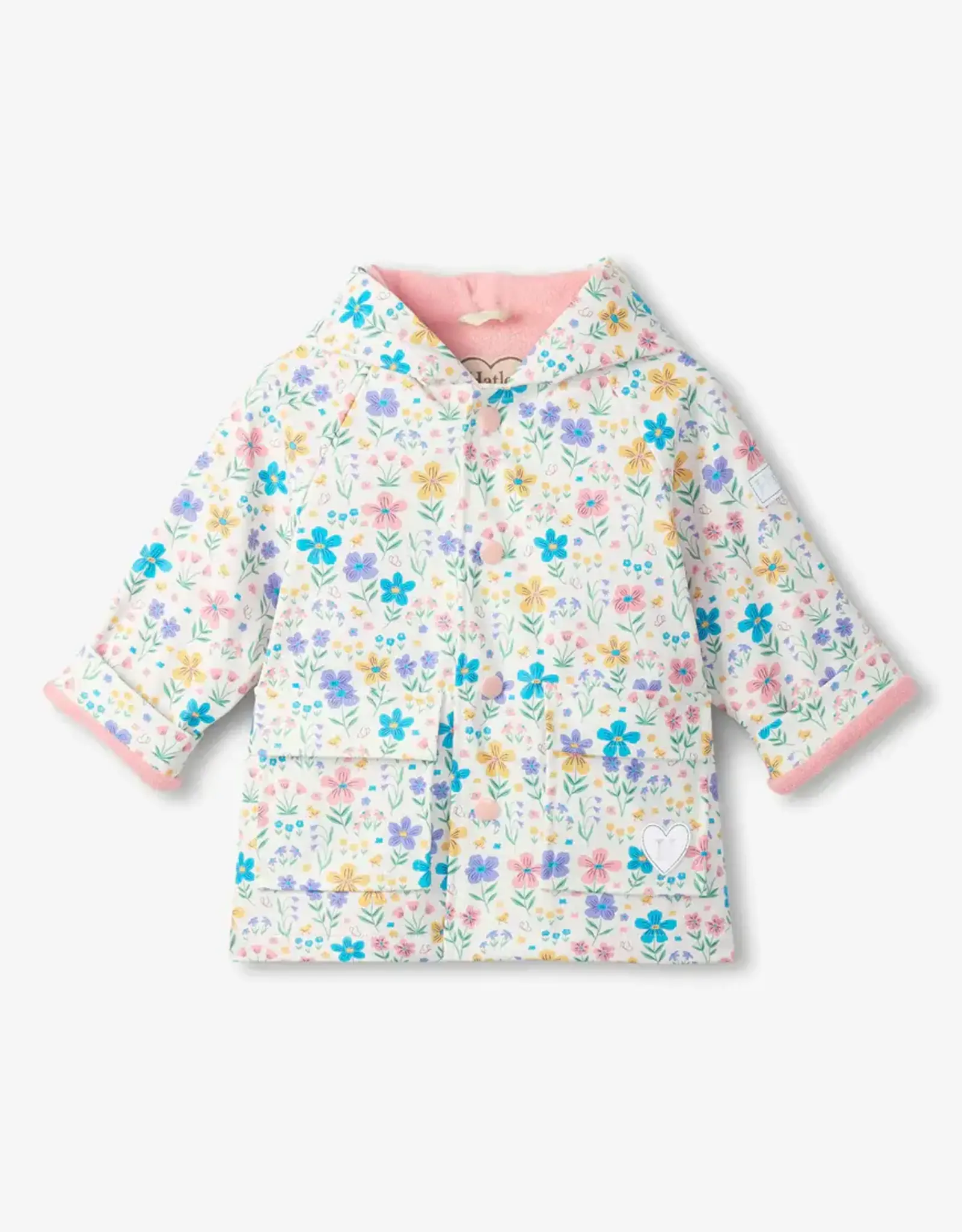 Hatley Little Garden Chicks Snap Rain Coat