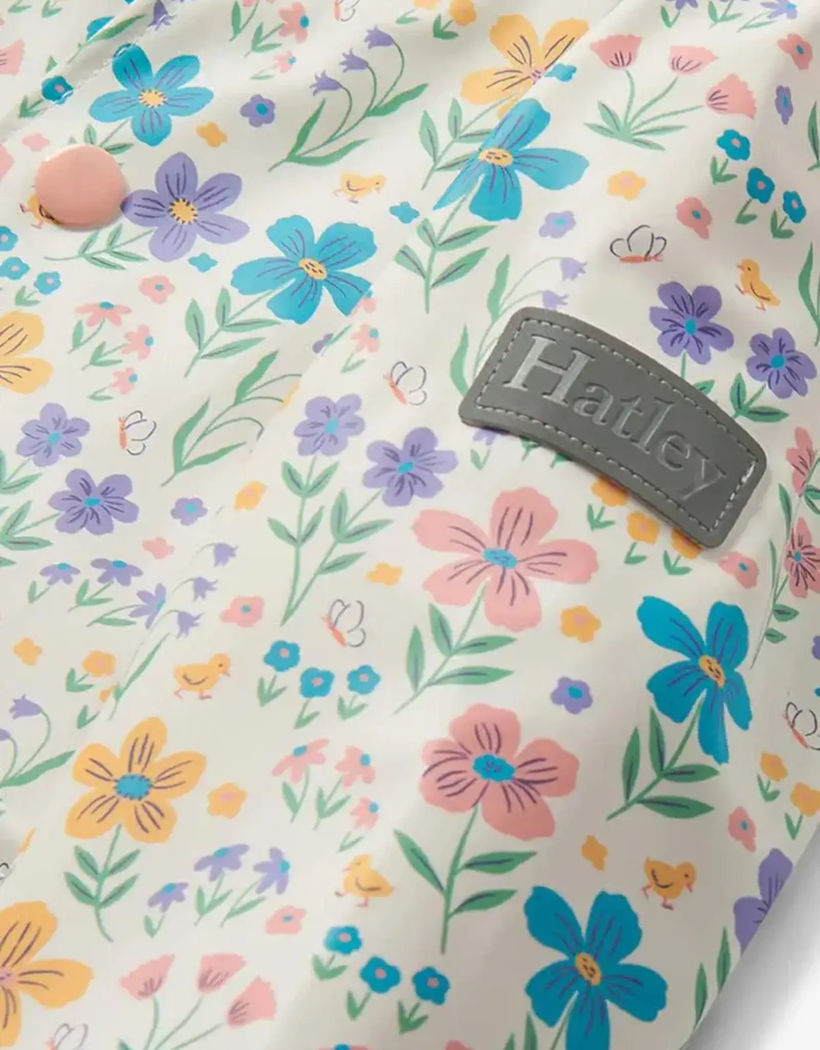 Hatley Little Garden Chicks Snap Rain Coat