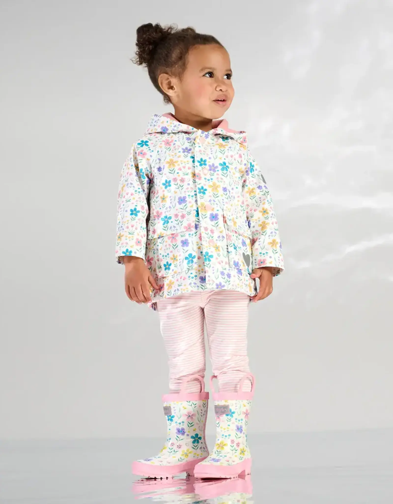 Hatley Little Garden Chicks Snap Rain Coat