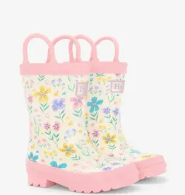 Hatley Little Garden Chicks Rain Boots with Handles