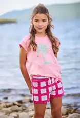 Hatley Raspberry Rose Crochet Shorts