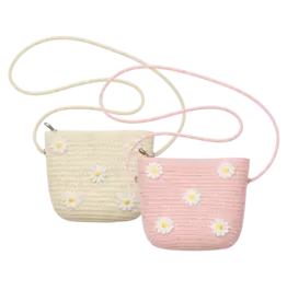 Bows Arts Daisy Raffia Purse