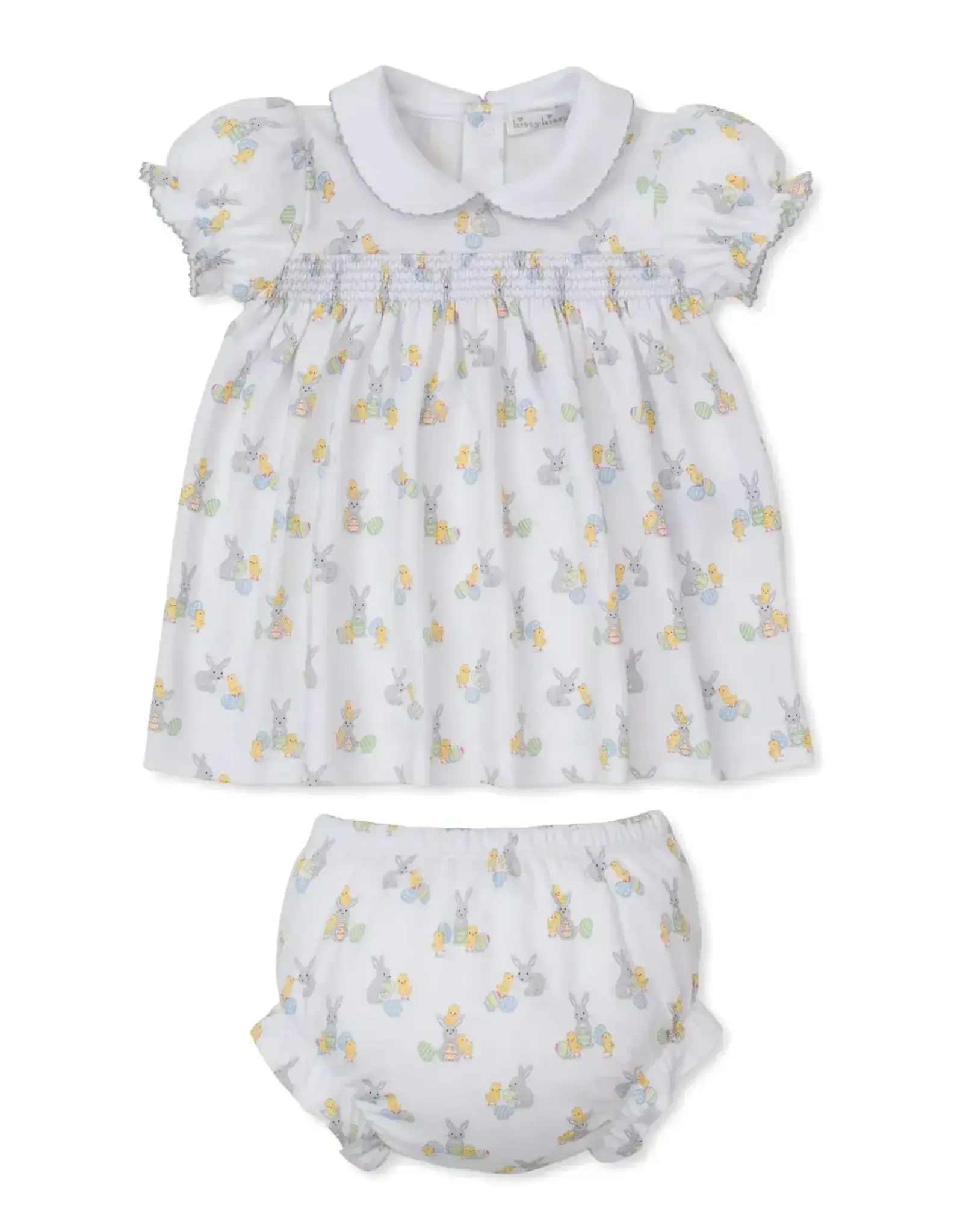 Kissy Kissy Baby's First Easter Smocked Dress Set