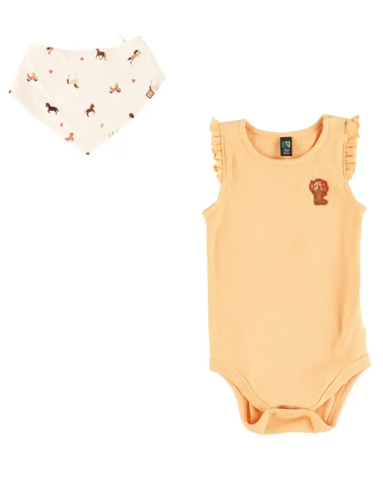 Noruk Cowgirl Bodysuit With Reversible Bib