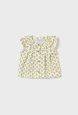 Mayoral Pistachio Floral Tank Blouse