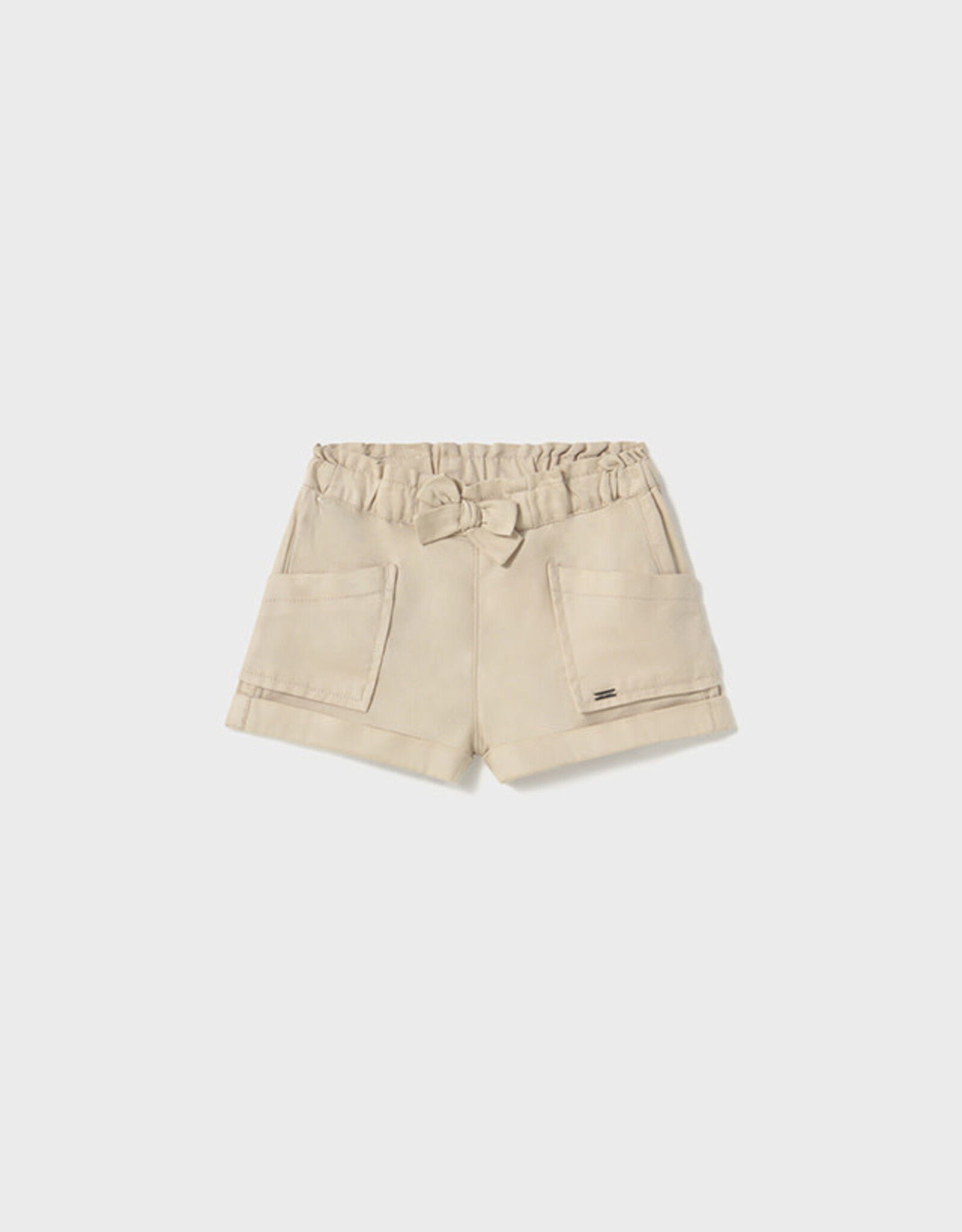 Mayoral Sepia Shorts with Bow Waist