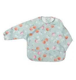 Loulou Lollipop Long Sleeve Waterproof Bib - Peaches