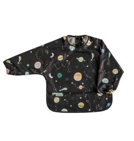 Loulou Lollipop Long Sleeve Waterproof Bib - Planets