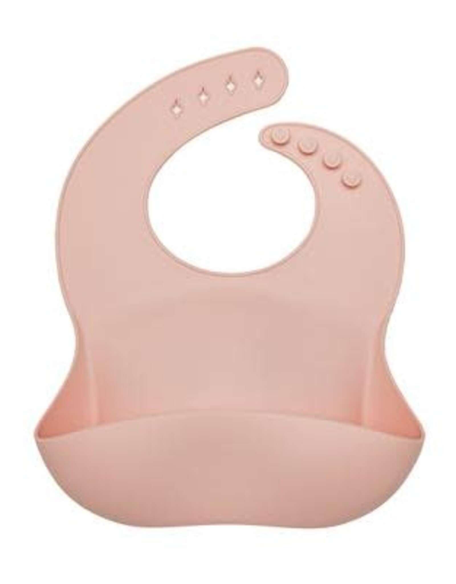 Loulou Lollipop Silicone Bib - Pink Quartz