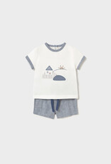 Mayoral Star Blue Mountain Short Set