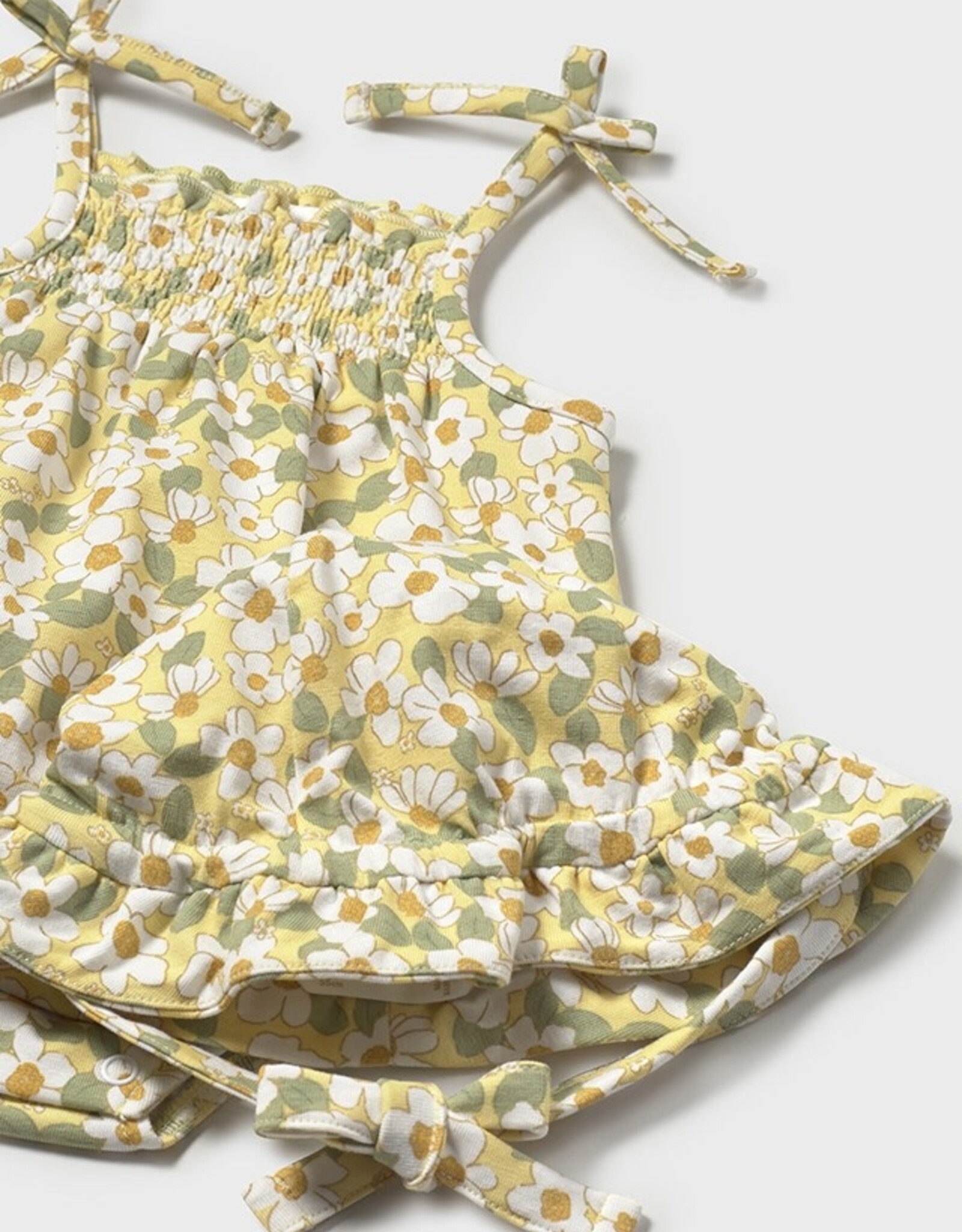 Mayoral Sunny Floral Bodysuit w/Hat