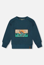 Deux Par Deux Going Fishing Terry Sweatshirt
